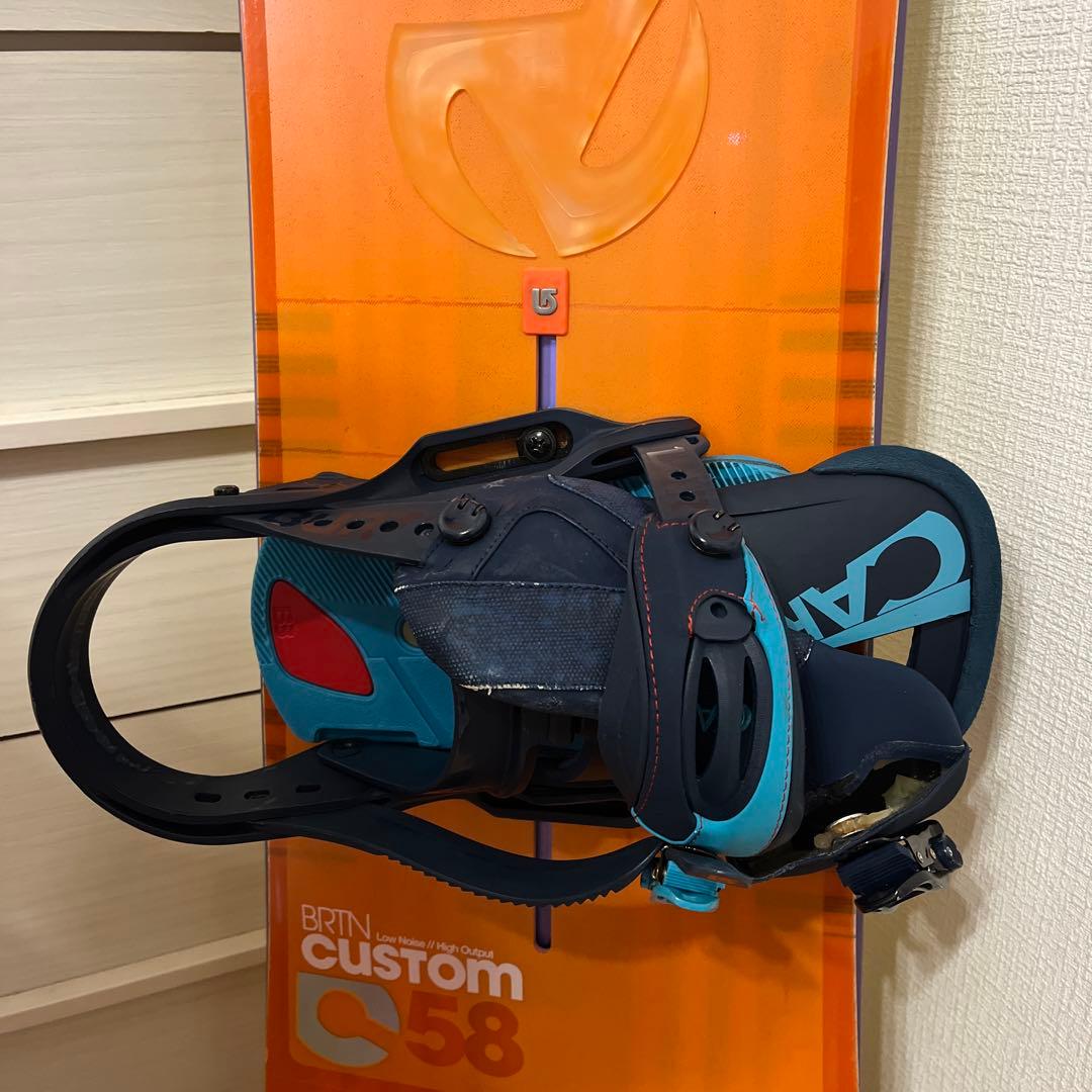 BURTON CUSTOM FLYING V 158cm スノーボードケース付き