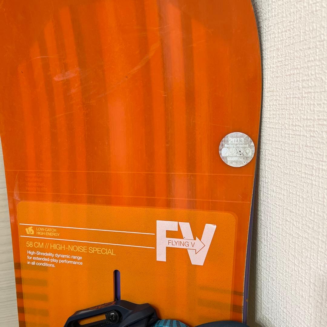 BURTON CUSTOM FLYING V 158cm スノーボードケース付き