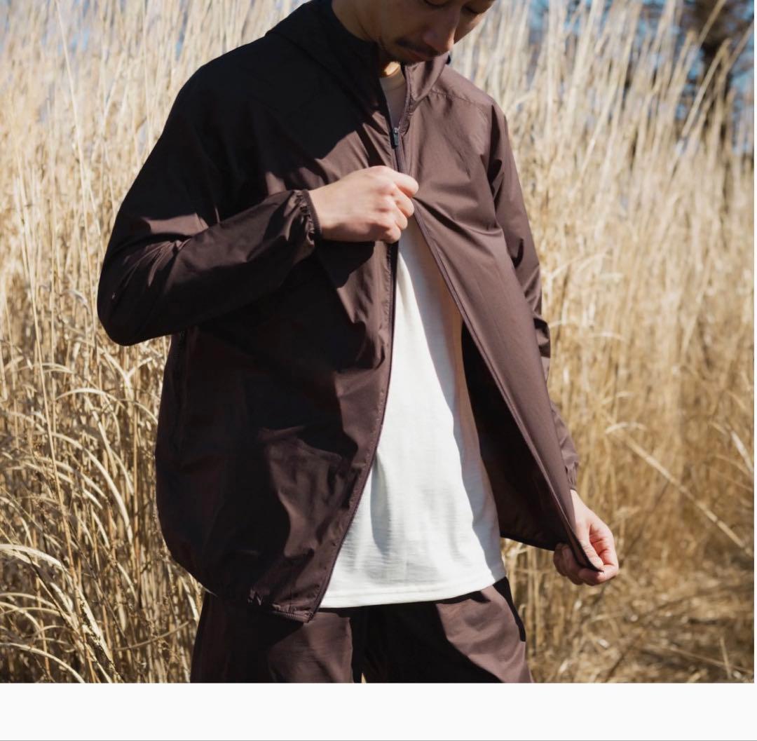 ウォーキング・ランニングウェア HERENESS 13D PACKABLE HOODY BLACK XL