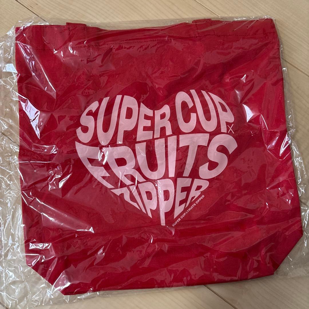 超激レア　スーパーカップ×FRUITS ZIPPER　Tシャツ&バッグ