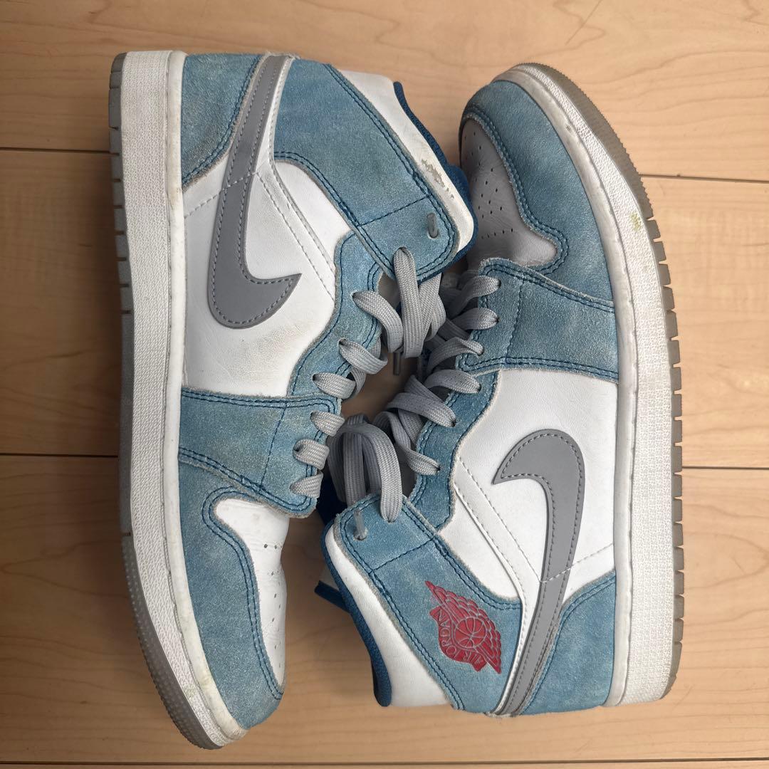 値下げ可能　NIKE AIRJORDAN1 MID SE FRENCH BLUE