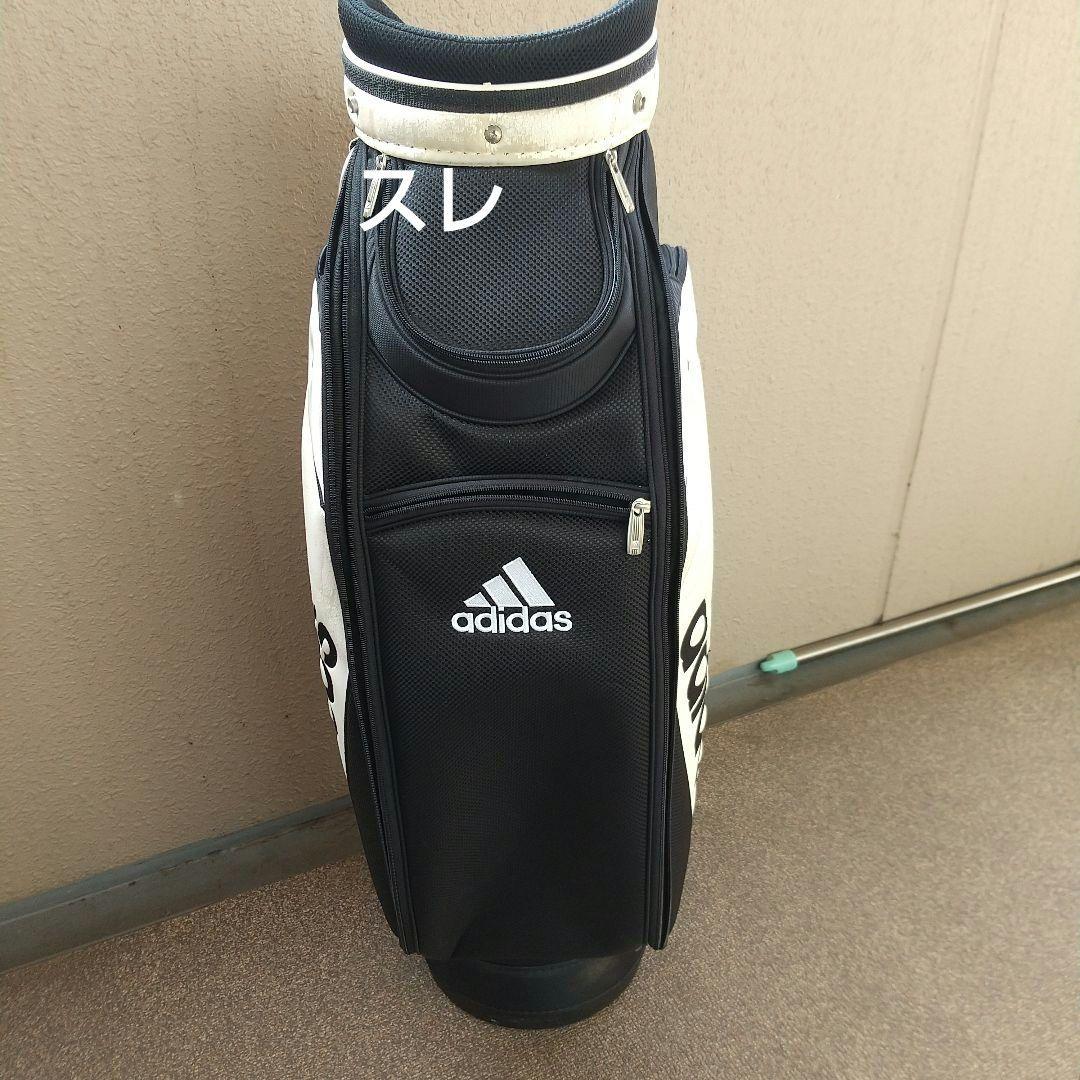 adidas キャディバッグ 3本ストライプ