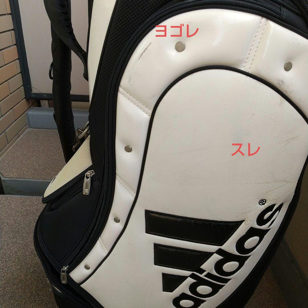 adidas キャディバッグ 3本ストライプ