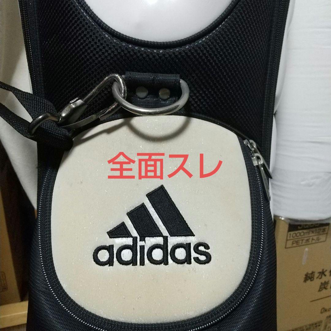 adidas キャディバッグ 3本ストライプ