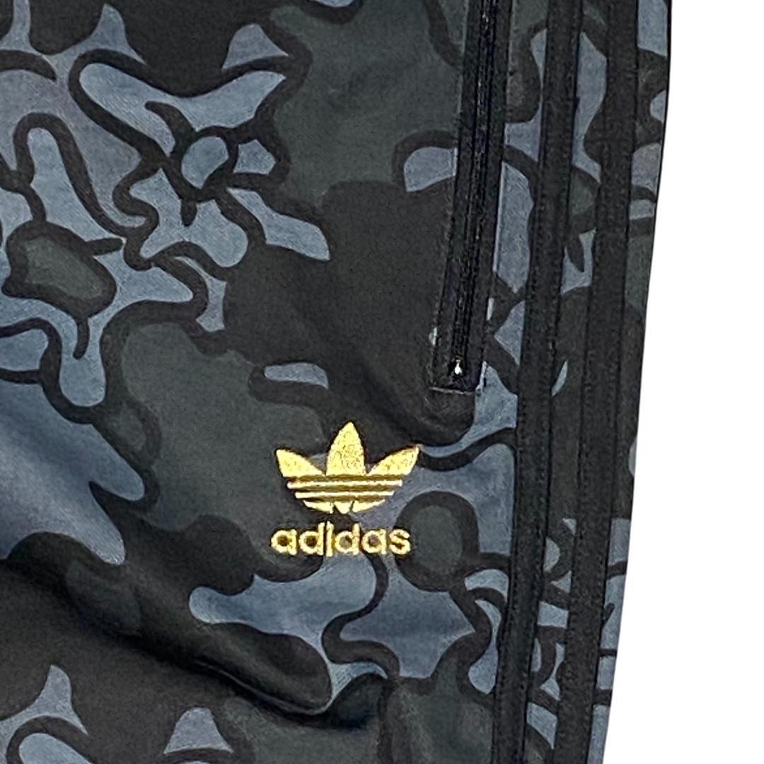 ADIDAS アディダス オリジナルス サイドライン パンツ L 迷彩 グレー系