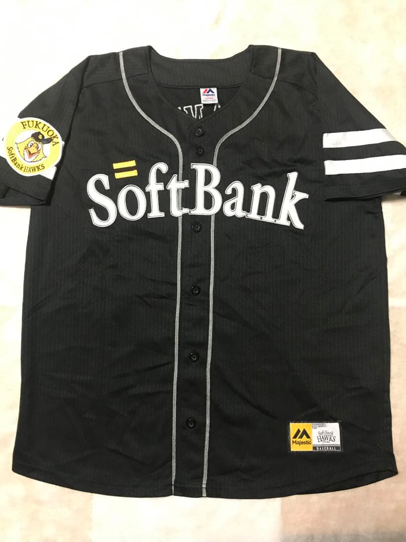 福岡ソフトバンクホークス ビジターユニフォーム 中村晃 マジェスティック製
