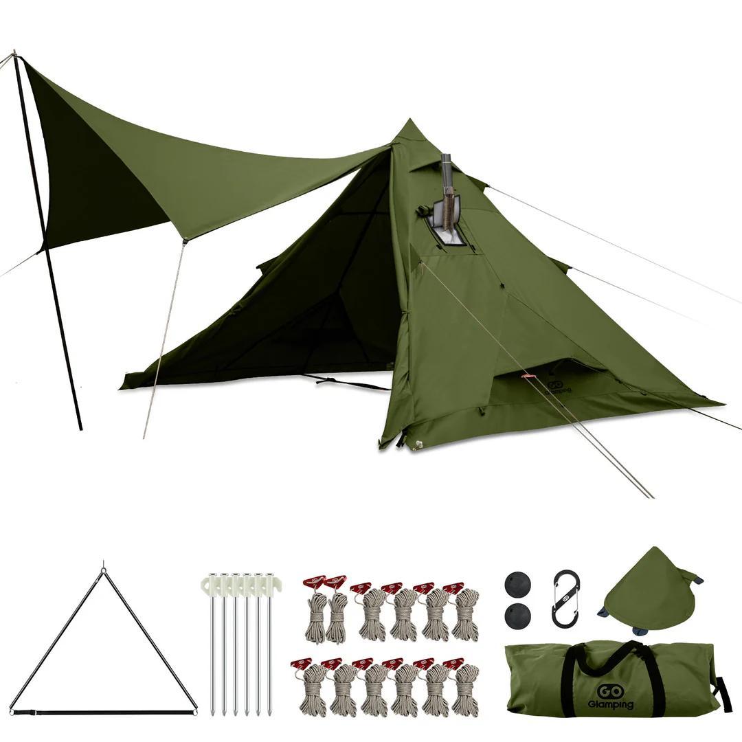 【インナーテント付き】GO Glamping 山稜 二又ティピーテント