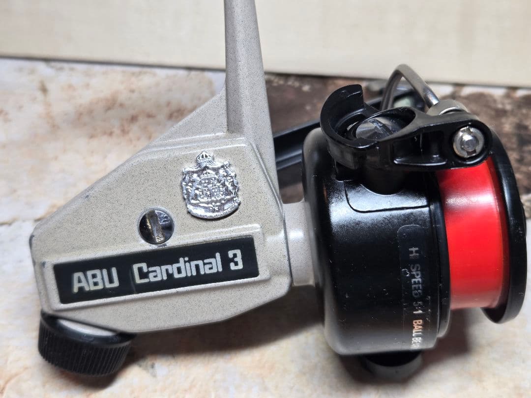 ABU Cardinal3 カスタムパーツ付き　オーバーホール済み