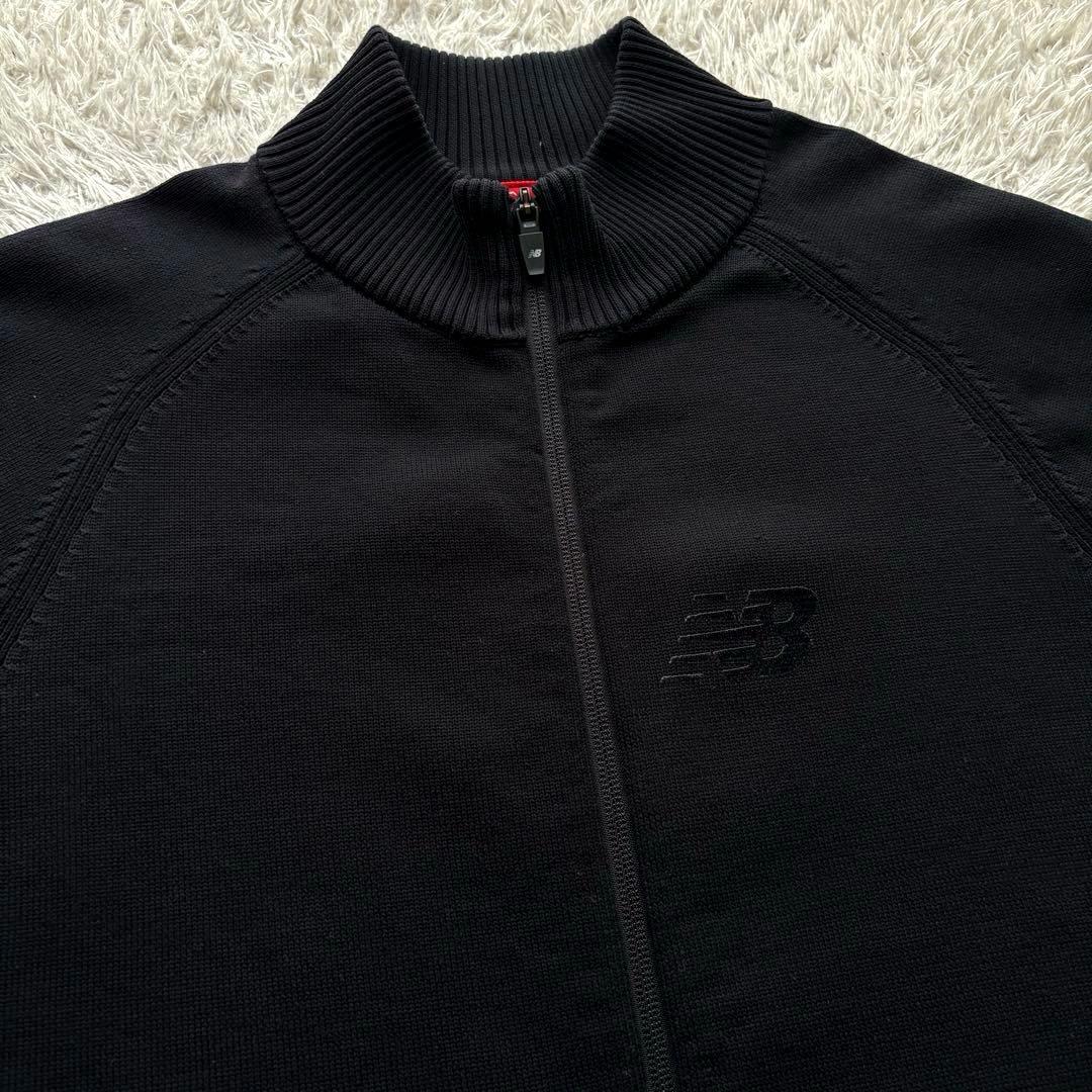 ★希少 Lサイズ★ New Balance ゴルフ ストレッチ ニット 黒