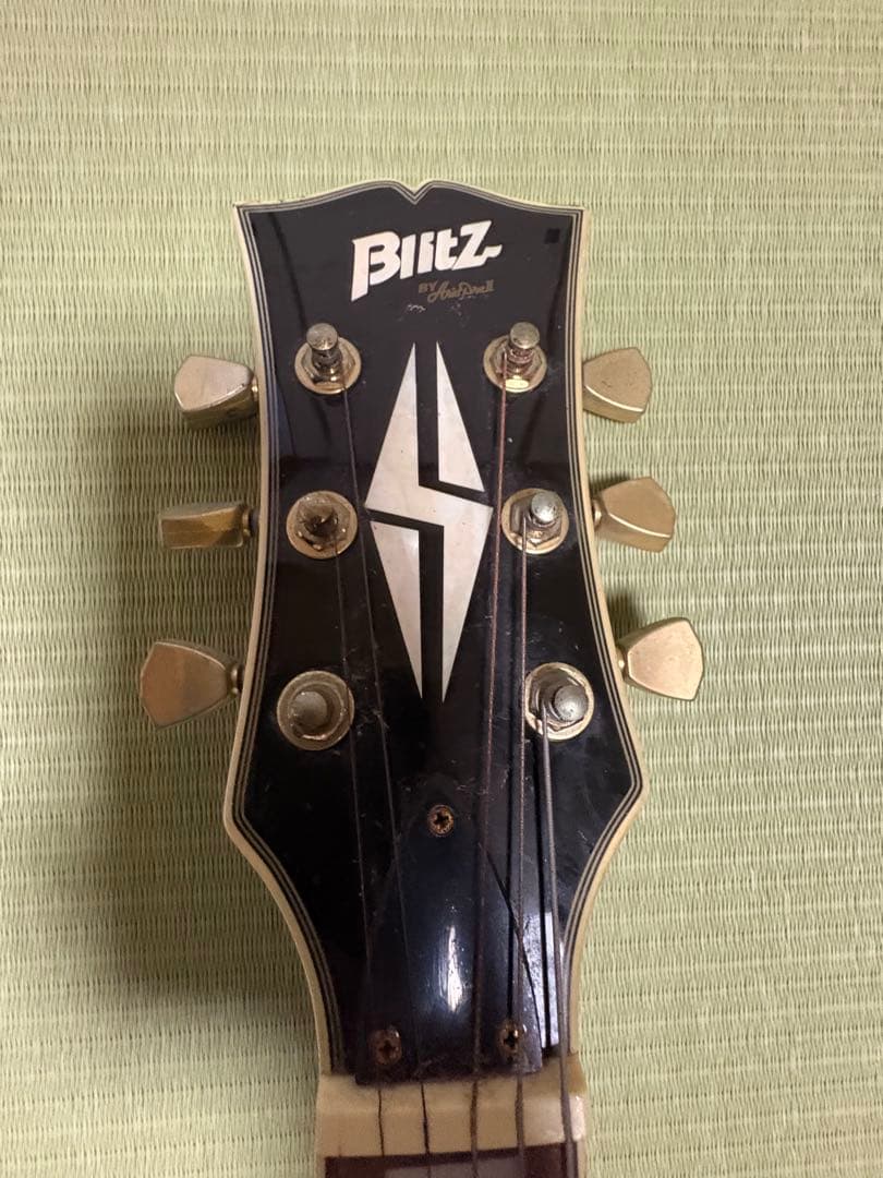 Blitz レスポールタイプ　エレキギター 左利き用　ジャンク