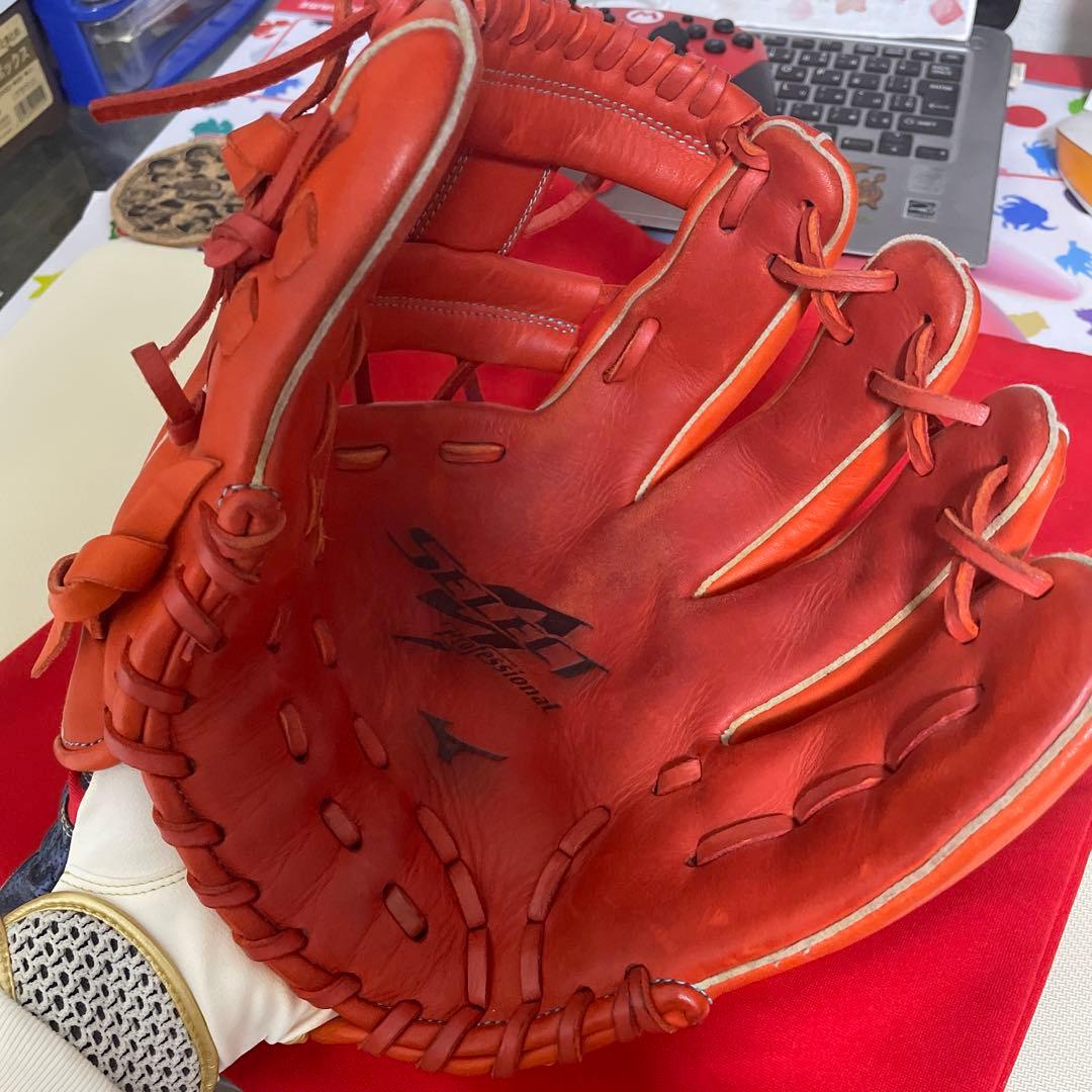 坂本勇人　モデル　限定カラー　軟式野球　グローブ　手袋　グローブ入れ　3点セット