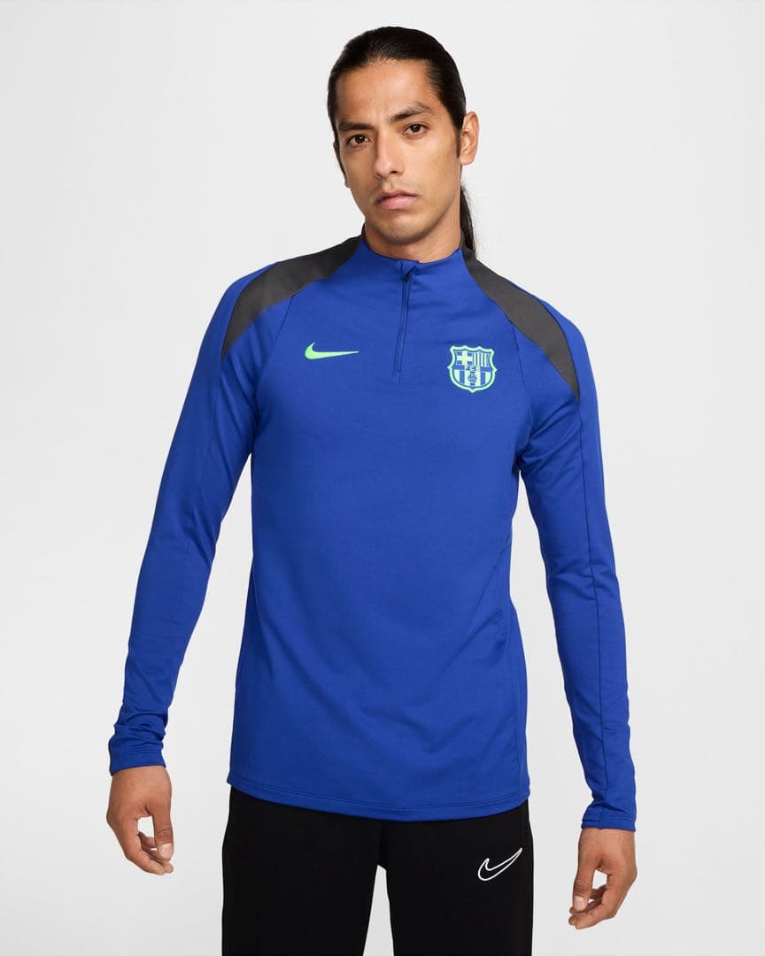 新品 Nike FCバルセロナ トレーニングウェア 長袖ドリルトップ最終値下げ