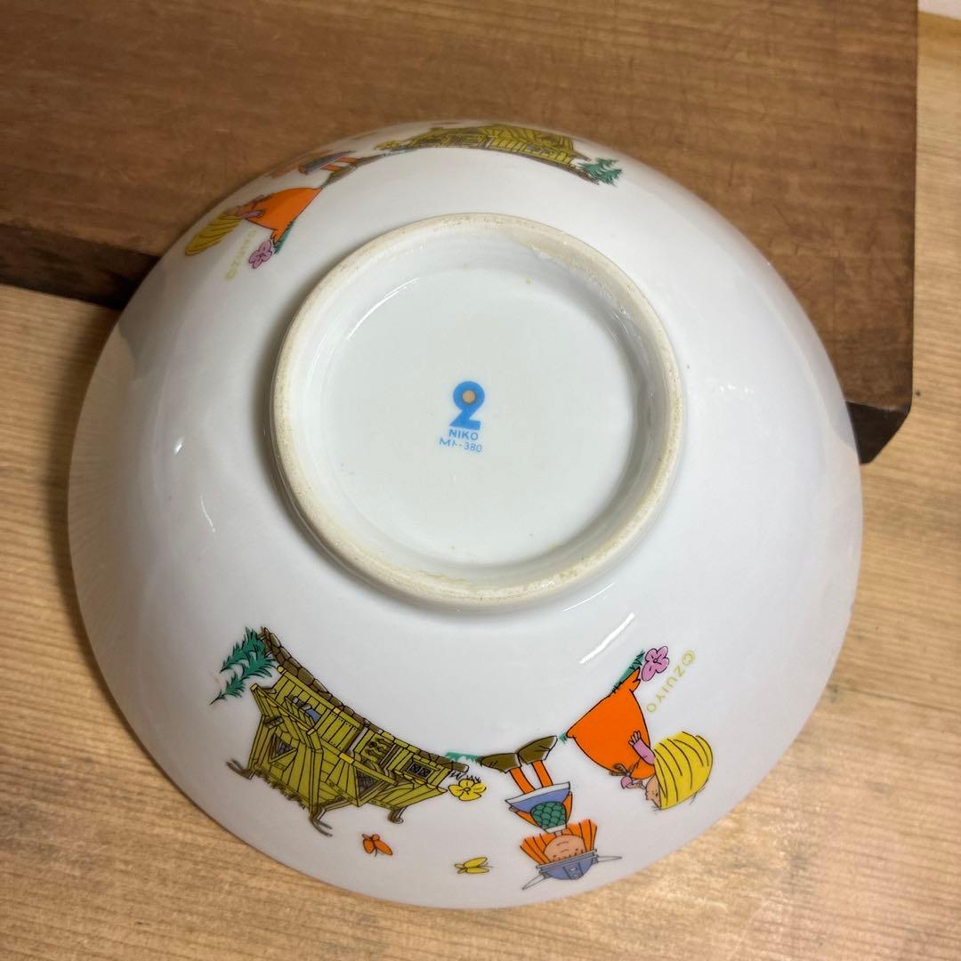 ✨昭和レトロ 小さなバイキング ビッケ 陶器 食器 3点 NIKO ズイヨー
