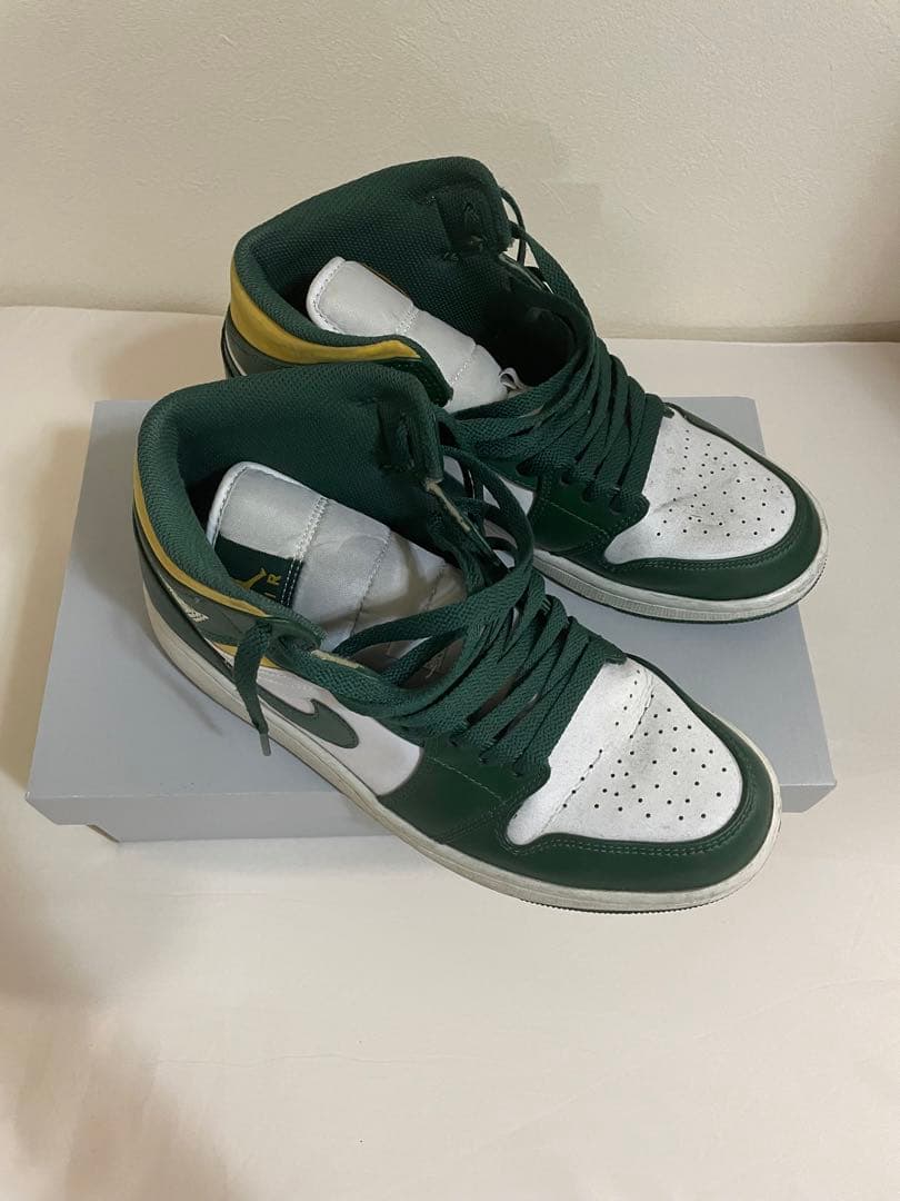 シューズ(男性用) NIKE AIR JORDAN 1 MID SeattleSupersonics