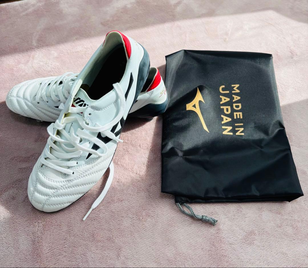 未使用！Mizuno サッカーシューズ スパイク ホワイト