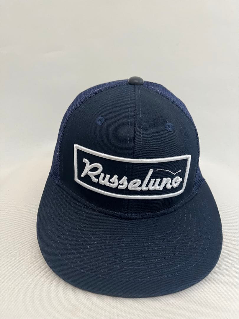 【Russeluno】ネイビー メッシュキャップ スポーツ　ゴルフ