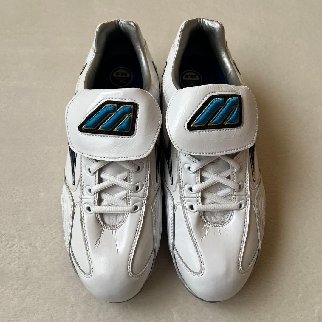 MIZUNO ミズノ 26.0㎝ 新品 ビューリーグ 野球スパイク 白ホワイト