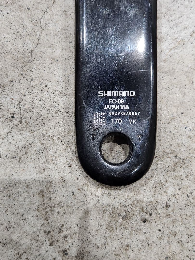パーツ SHIMANO Dura-Ace FC-09 170mm 54/40T