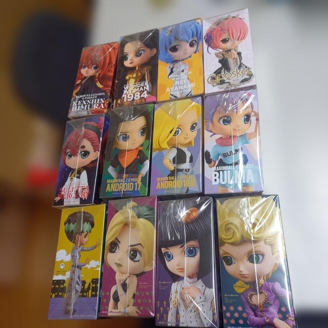 QPOSKET 未開封12体セット+オマケ開封済み1体セット