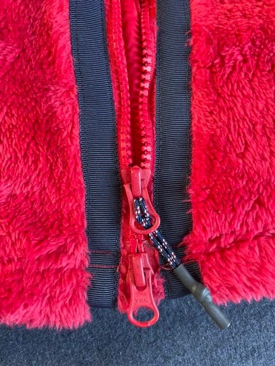 【美品】ボアフリース　チェックジャケット