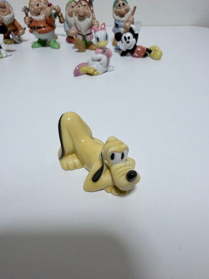 ディズニー 陶器 レトロ レア七人の小人 フィギュア 12体セット