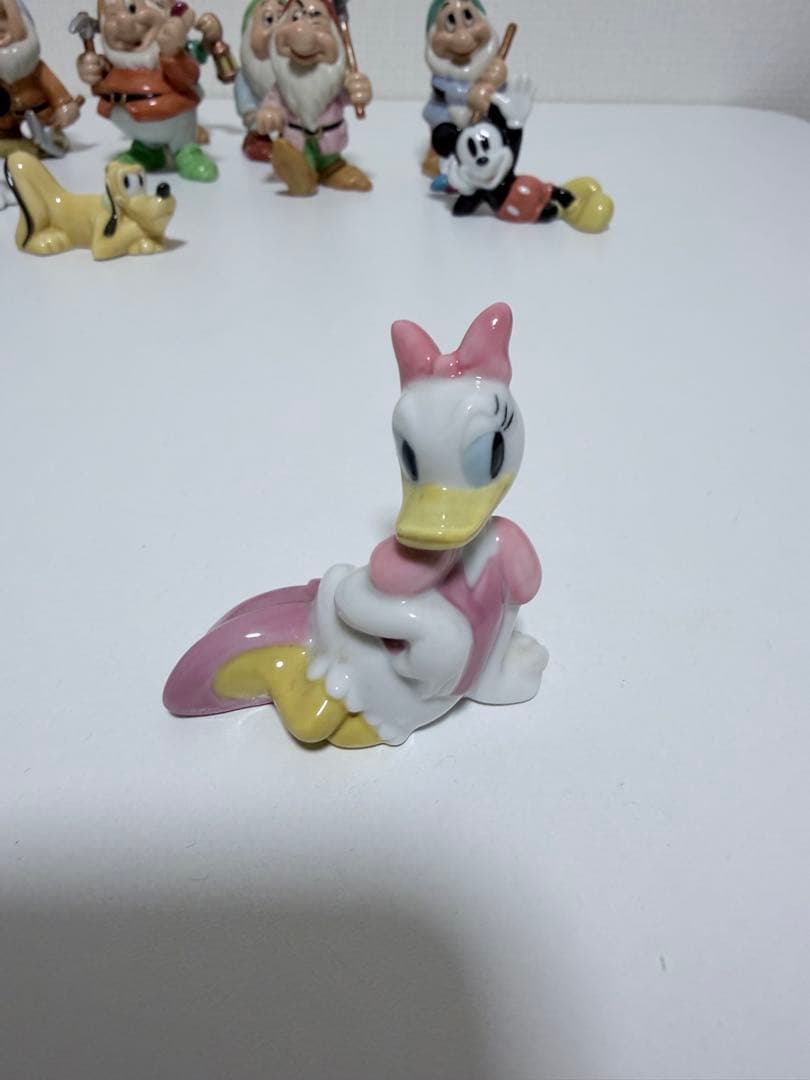 ディズニー 陶器 レトロ レア七人の小人 フィギュア 12体セット