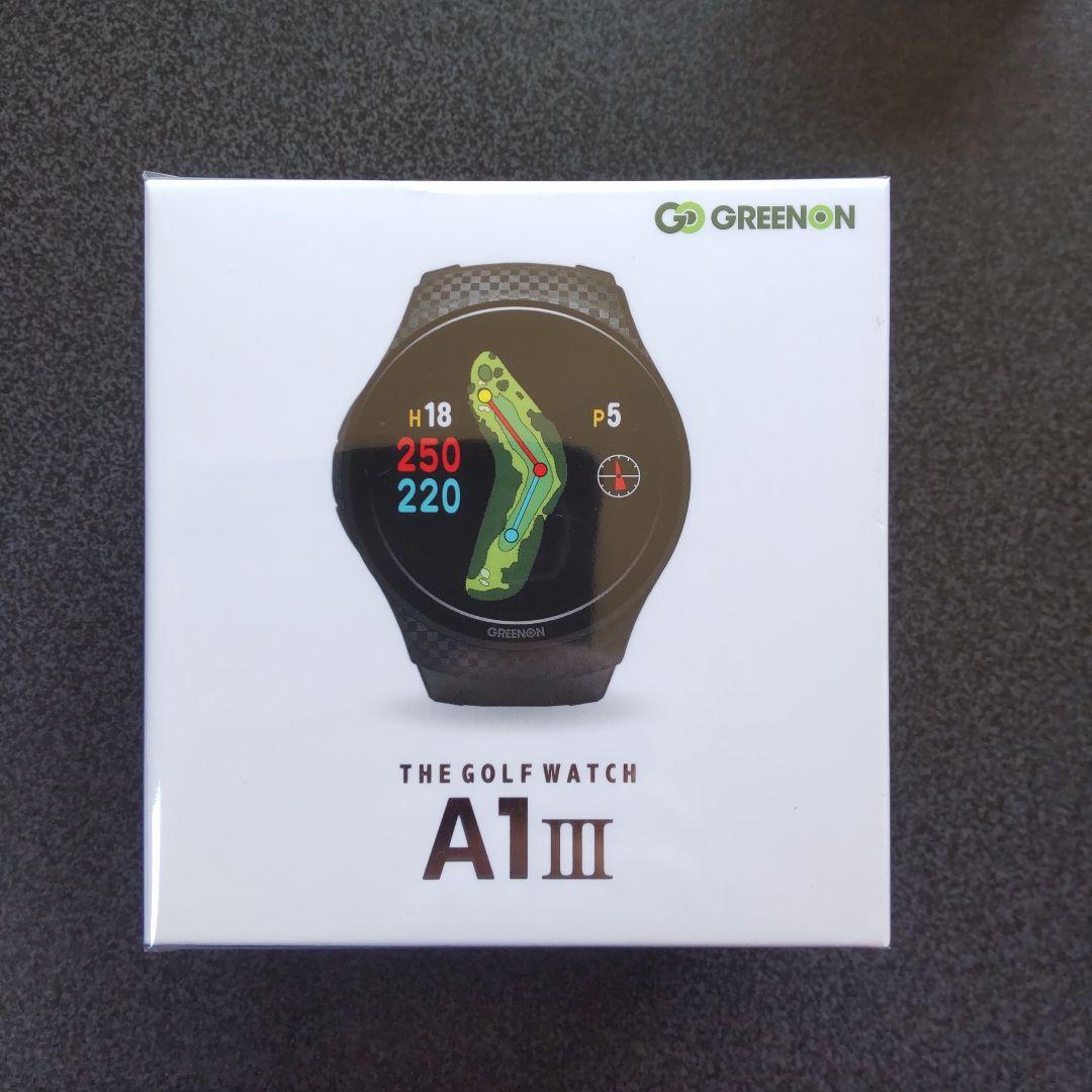 【新品未使用】グリーンオンTHE GOLF WATCH Ａ１Ⅲ有機ELタッチス…