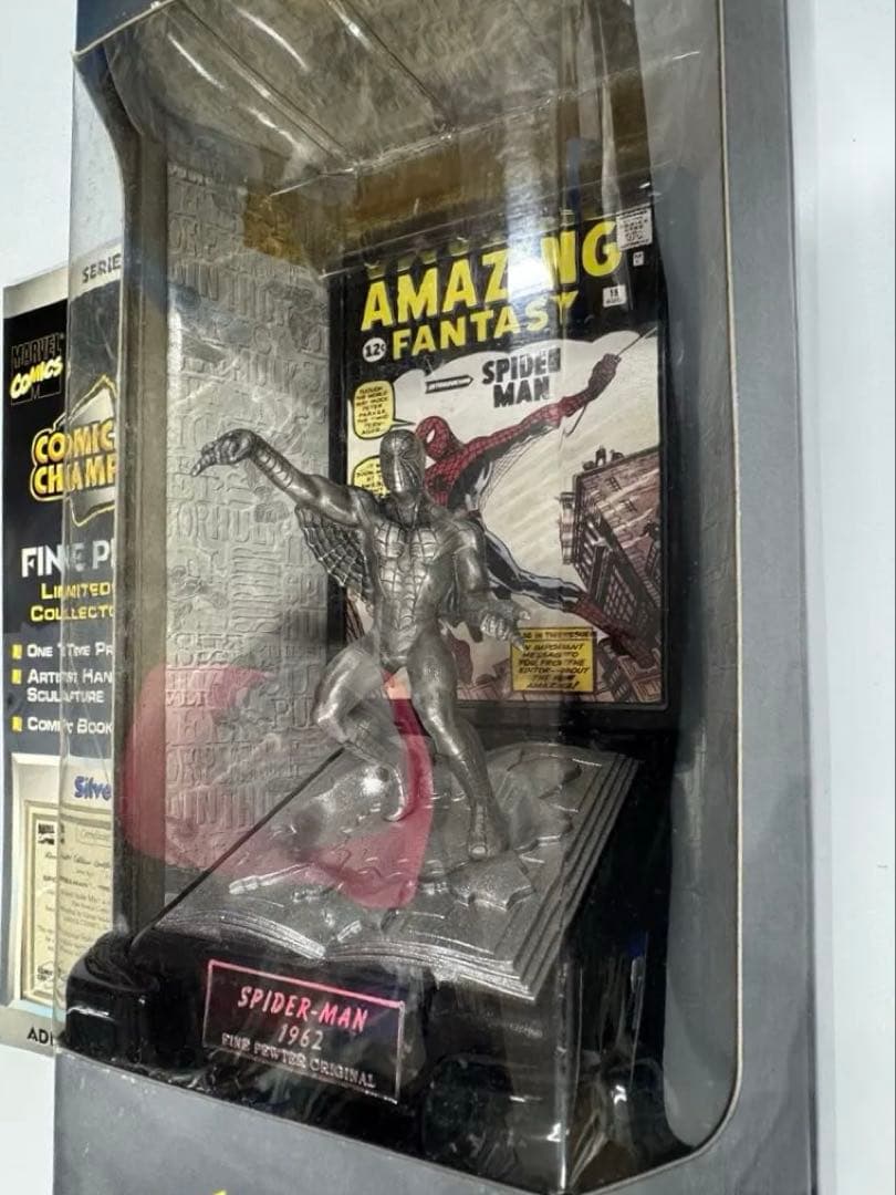 限定版スパイダーマン・ピューター・コミック・チャンピオンズ・フィギュア