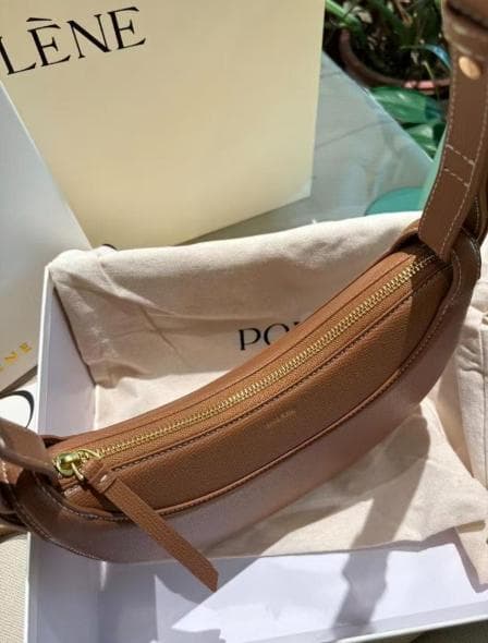 polene ポレーヌNuméro Dix バッグ キャメル