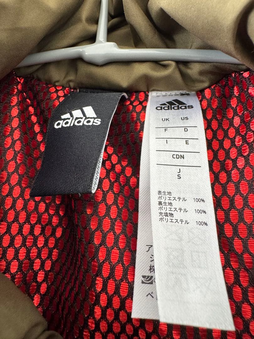 adidas ジャージ上下セット　メンズ　Sサイズ　秋冬用　オリーブ色　新品