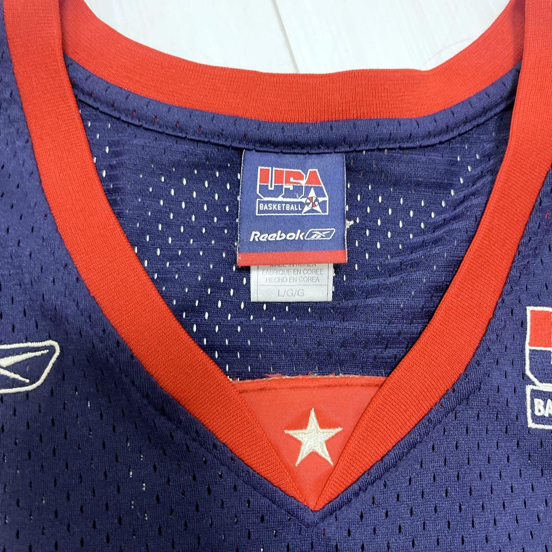 アイバーソン　USAオリンピック　バスケットボールユニフォーム　ヴィンテージ