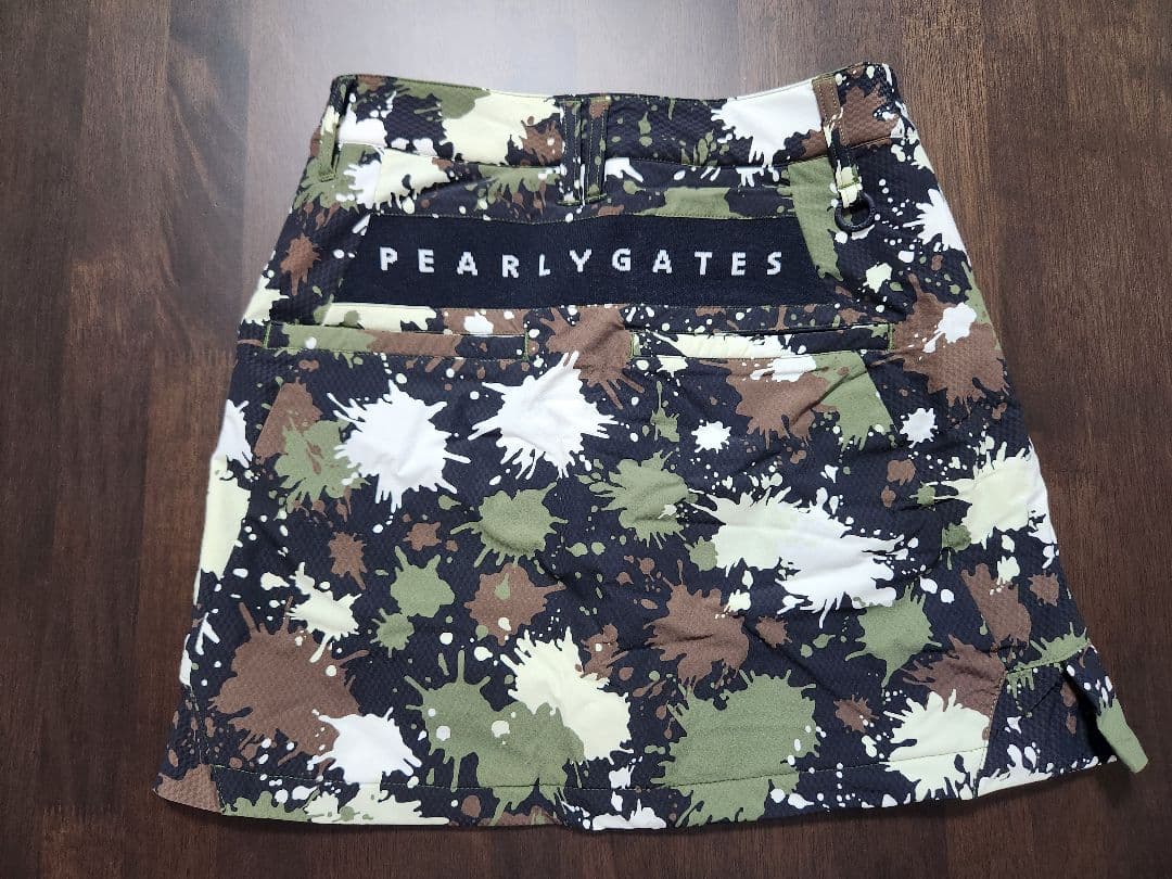 【超美品】PEARLY GATES カモフラージュ スカート
