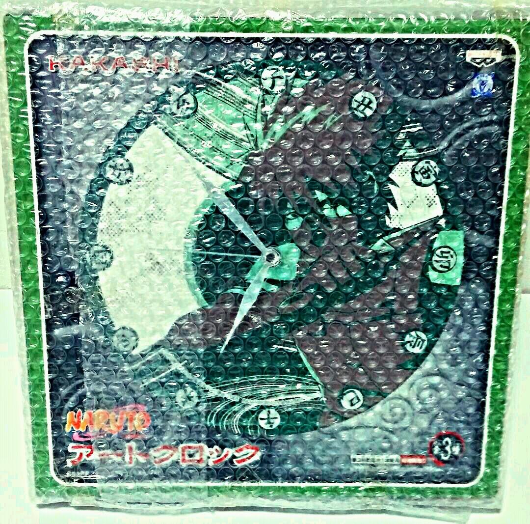 NARUTO　ナルト　カカシ　サスケ　アートクロック　全３種類