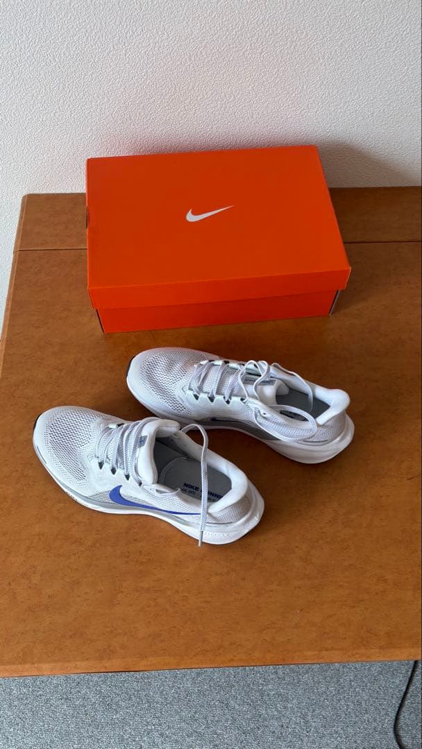 Nike ペガサス41 27.5センチ　ランニングシューズ ホワイト/ブルー