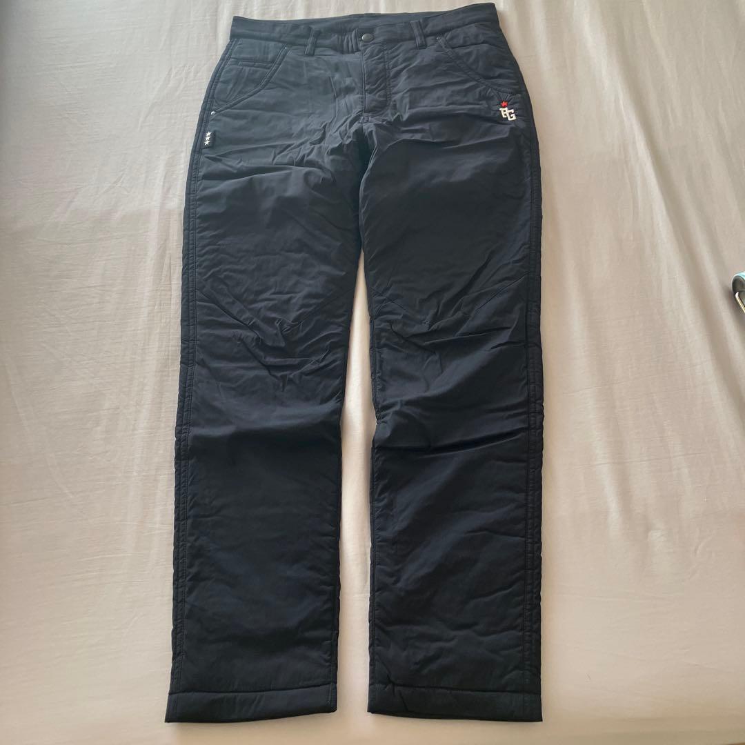 極美品★パーリーゲイツダウン中綿パンツ4(M)ネイビー