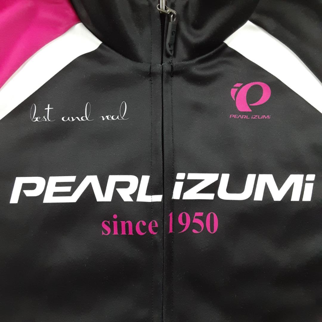 美品◎PEARL IZUMI パールイズミ サイクリングウェア 黒 白 ピンク