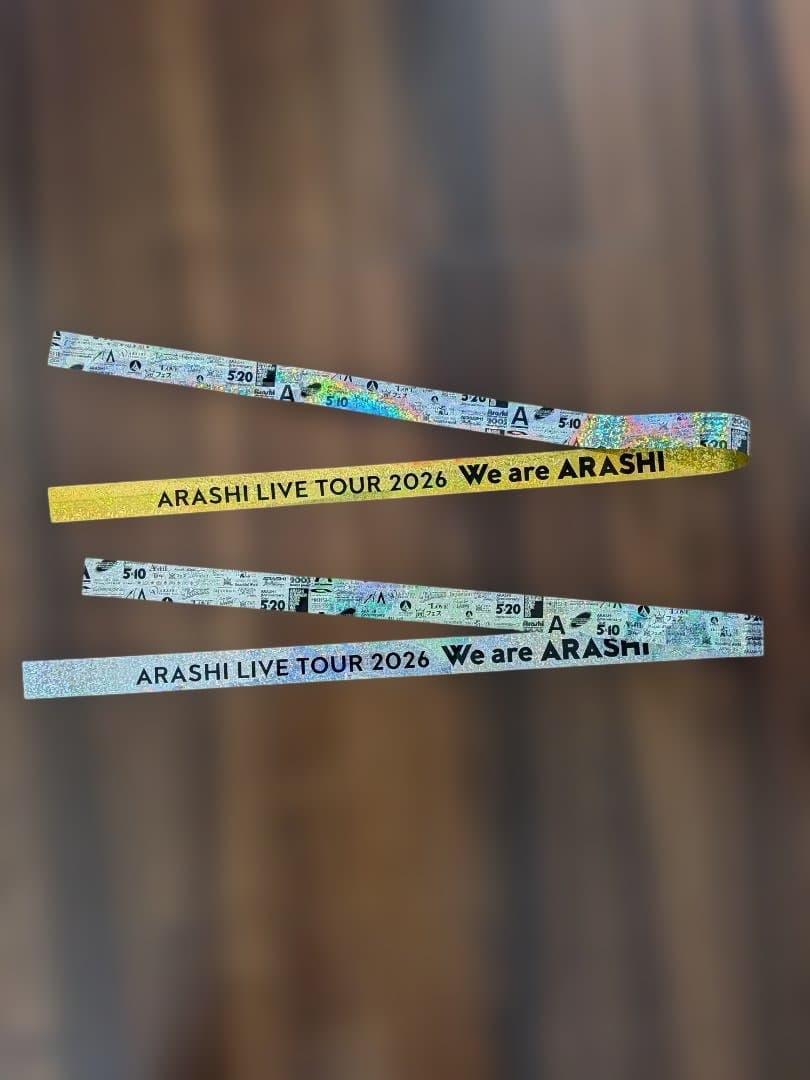 嵐　We are ARASHI LIVE TOUR 2026 銀テープセット