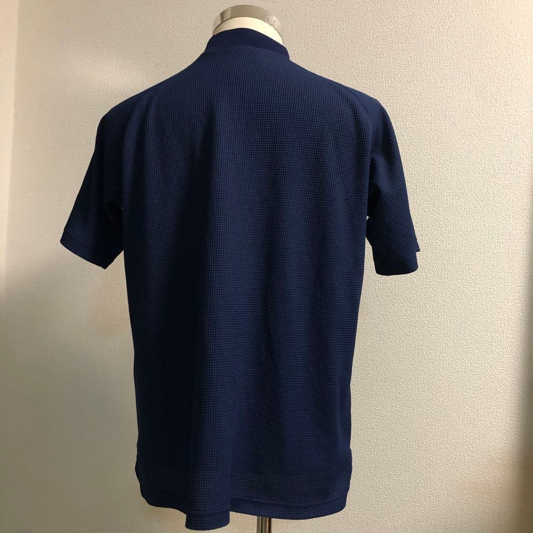 チャンピオン ゴルフ モックネック シャツ ネイビー Lサイズ