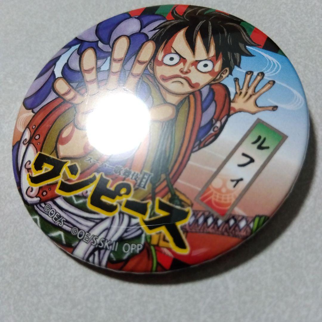 【ワンピース】 ルフィ スーパー歌舞伎 クッキー 付録 おまけ 缶バッジ