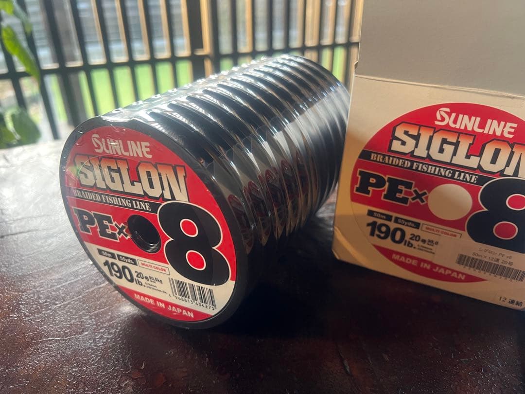 【新品未使用品】PE20号×600mSUNLINE SIGLON PE x 8