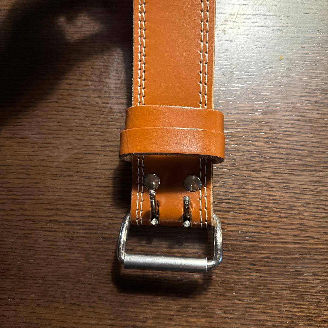 【ほぼ新品】GOLD'S GYM プロレザーベルト