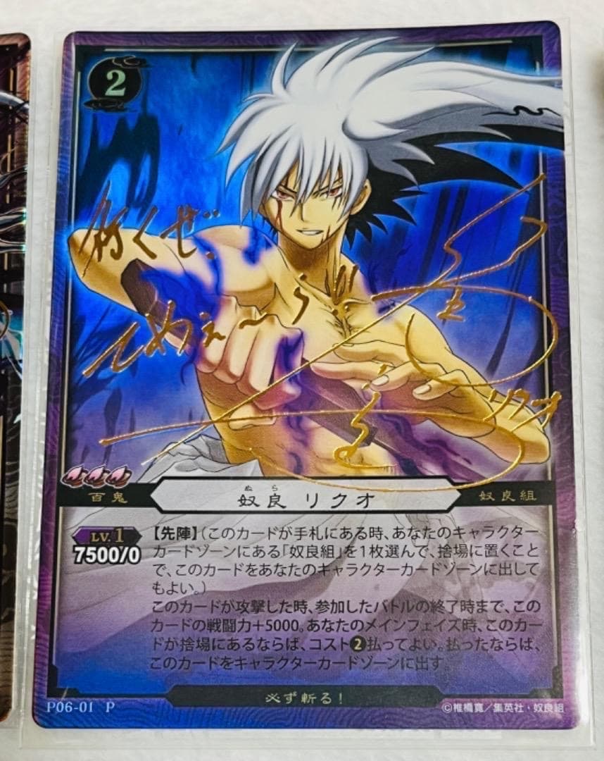ぬらりひょんの孫 ぬら孫 TCG 声優箔押しサインカード ９枚セット