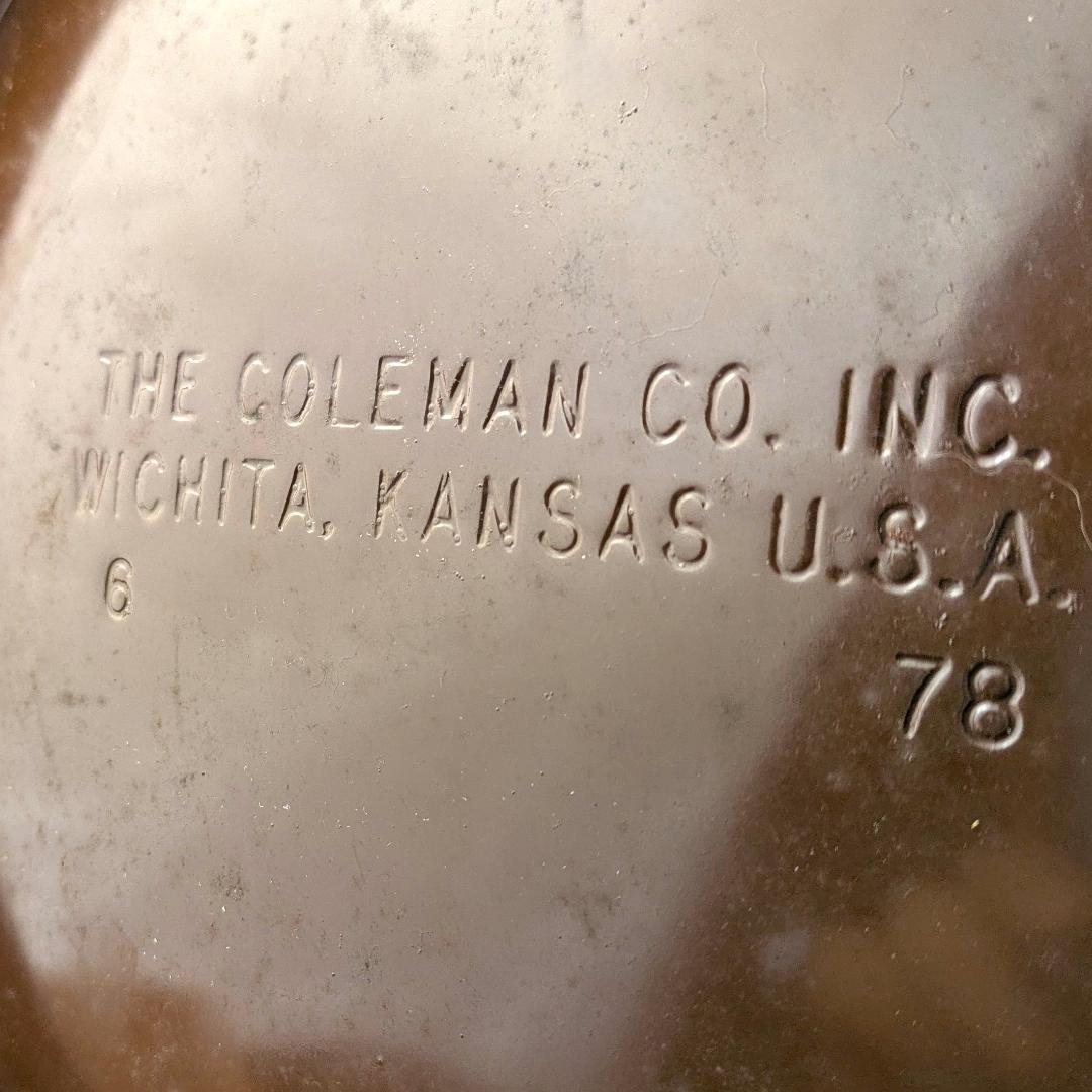 1978/6 Coleman 275ランタン クラムシェルケースPyrex取説付