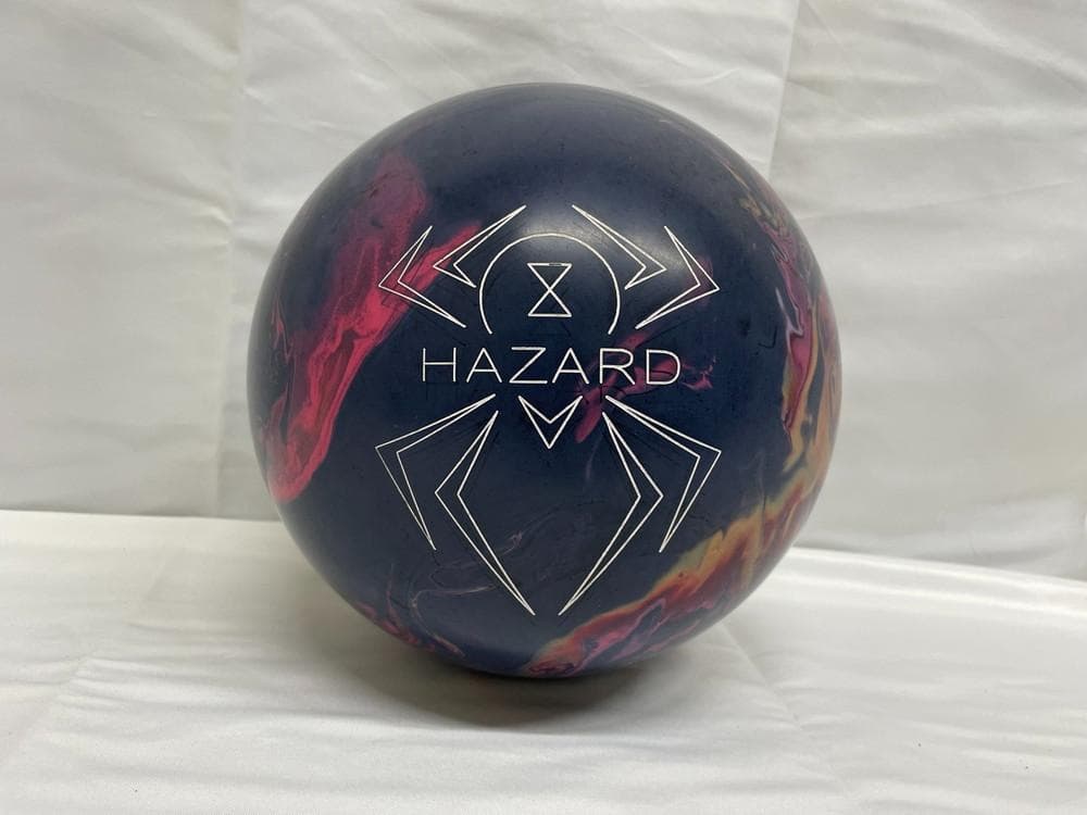 ◆HAMMER BLACL WIDOW HAZARD ボウリングボール10214