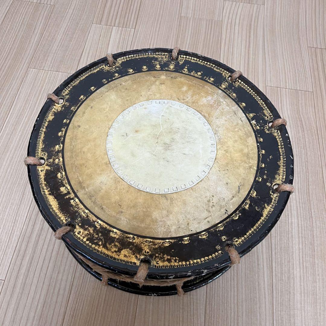伝統芸能 和太鼓 締太鼓 打楽器 和楽器 練習 祭り 架台 バチ付き
