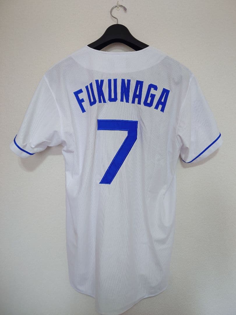 F*u様 中日ドラゴンズ 福永裕基 ホーム ユニフォーム O プロ野球 ホワイト