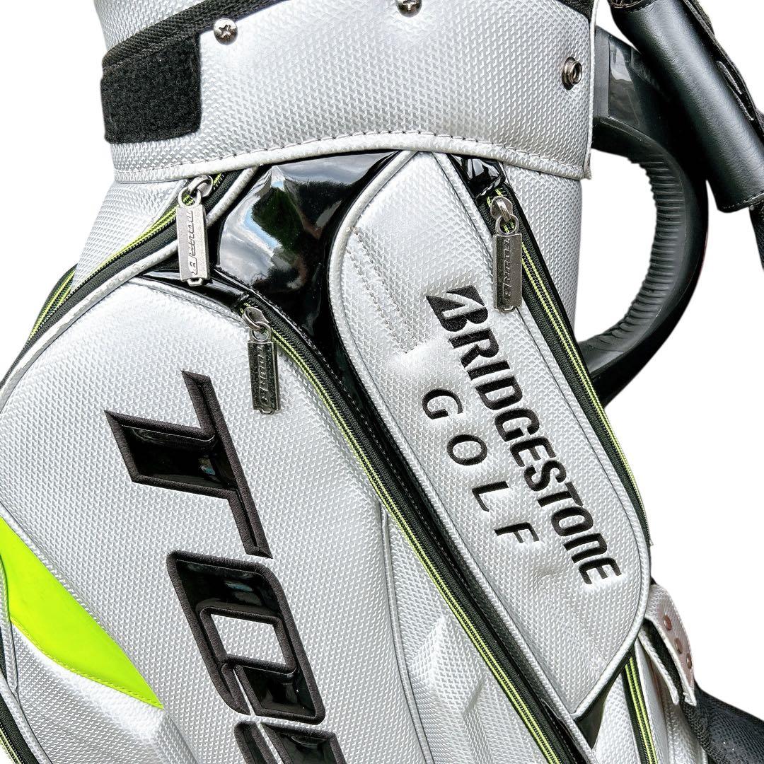ブリジストン TOUR B キャディーバッグ 9.5型　シルバー