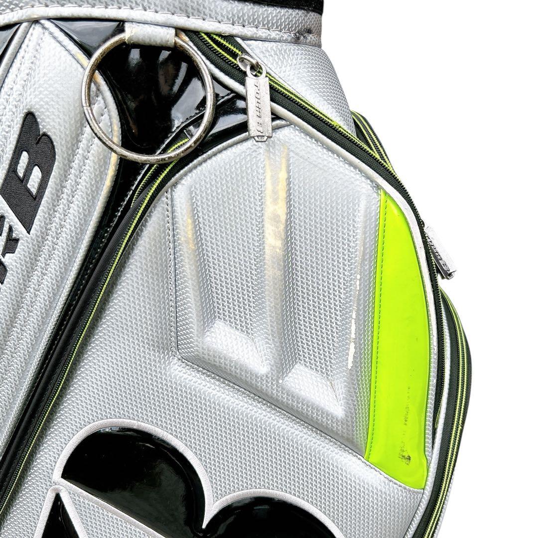 ブリジストン TOUR B キャディーバッグ 9.5型　シルバー