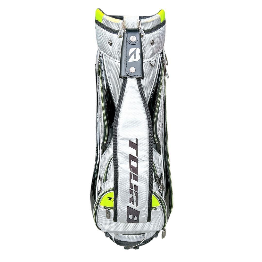 ブリジストン TOUR B キャディーバッグ 9.5型　シルバー