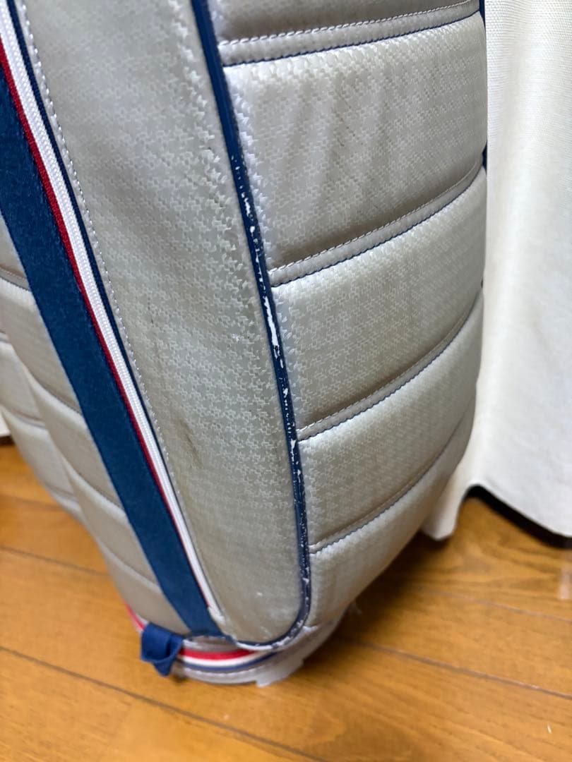 adidas ゴルフバッグ シルバー　アディダス　キャディバッグ